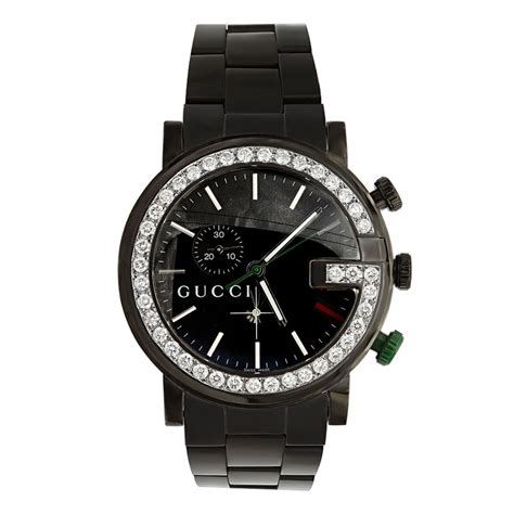 men's gucci watch with diamonds|men's gucci watch diamond bezel.